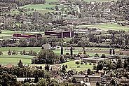 Zersiedelte Landschaft. Foto: Klaus Ewald (1999)