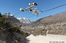 LiDAR-Messung an Sperre 27 des Illgrabens